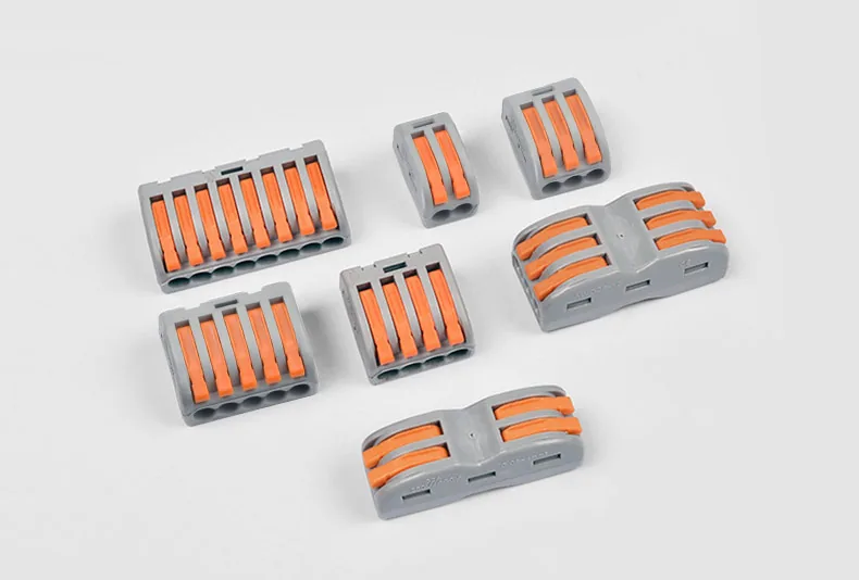 Universal Quick Wiring Electrical Cable Wire Connector Pushin Terminal Block For Secure Connection - 1 Universal Quick Wiring Electrical Cable Wire Connector Pushin Terminal Block For Secure Connection - 1