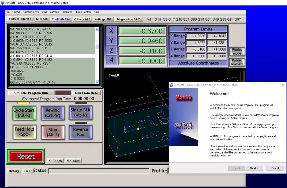 Cnc Engraving Machine With Mach3 Controller Software English R3 041 Version Digital Via Email - 1