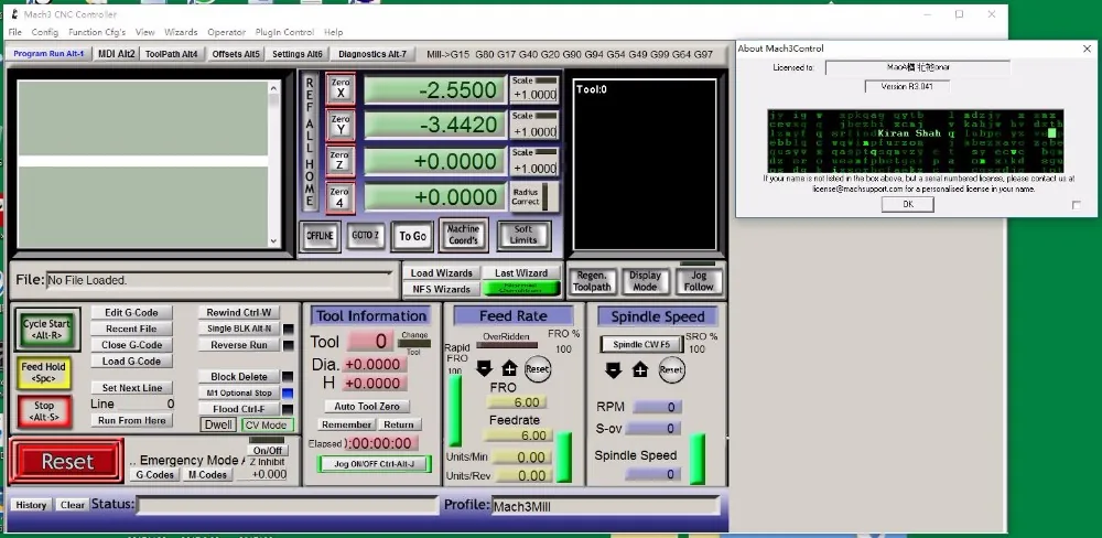 Cnc Engraving Machine With Mach3 Controller Software English R3 041 Version Digital Via Email - 2