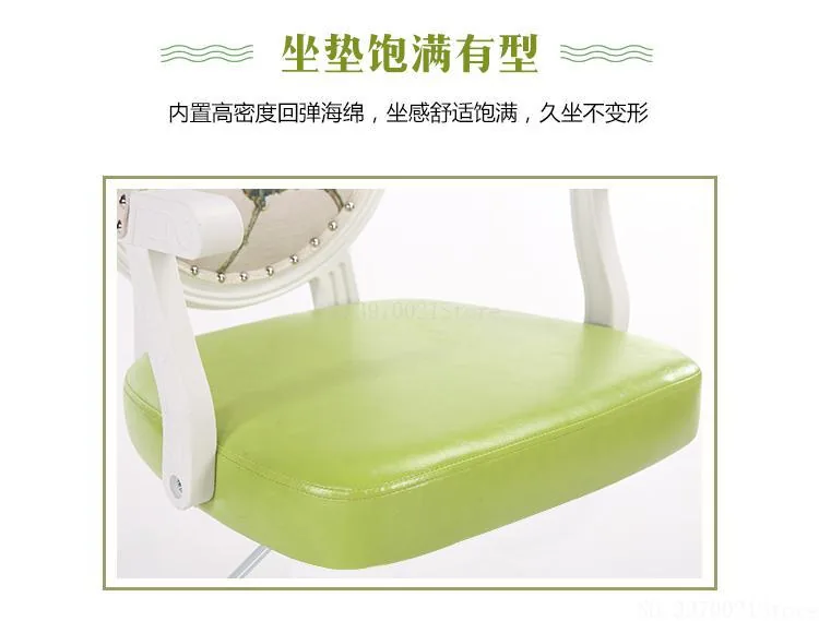 Modern European Bar Stool Chair With Armrest 24 Variations Rotating High Back Ideal For Cash Registers - 11