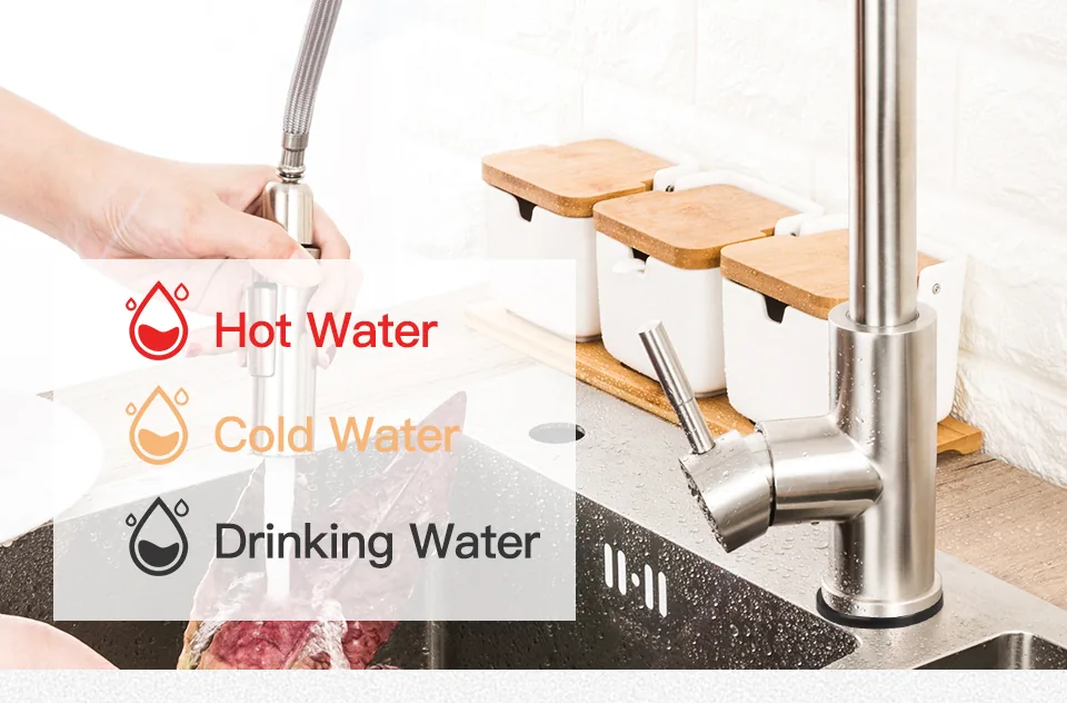 Gappo Touchcontrol Stainless Steel Sensor Kitchen Faucet Pullout Sink Mixer Tap - 2 Gappo Touchcontrol Stainless Steel Sensor Kitchen Faucet Pullout Sink Mixer Tap - 2