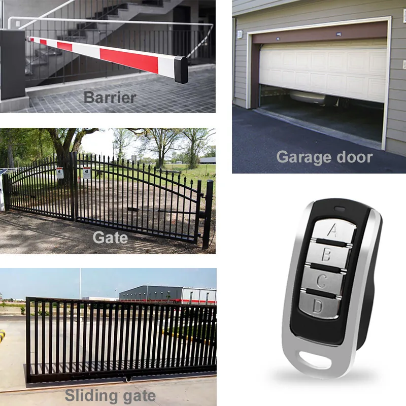 Multifrequency Garage Door Remote Control 43392mhz8683mhz Gate Opener Key Duplicator Fixed Rolling Code Command - 4