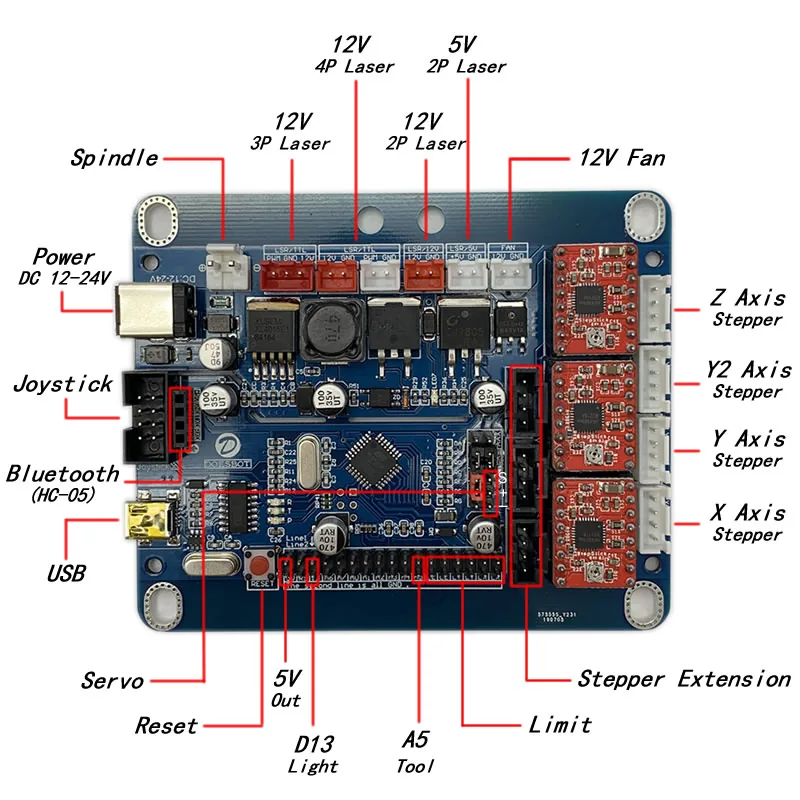 3 Axis Laser Engraving Cnc Controller 3018 Router Machine With Grbl Control Board - 2 3 Axis Laser Engraving Cnc Controller 3018 Router Machine With Grbl Control Board - 2