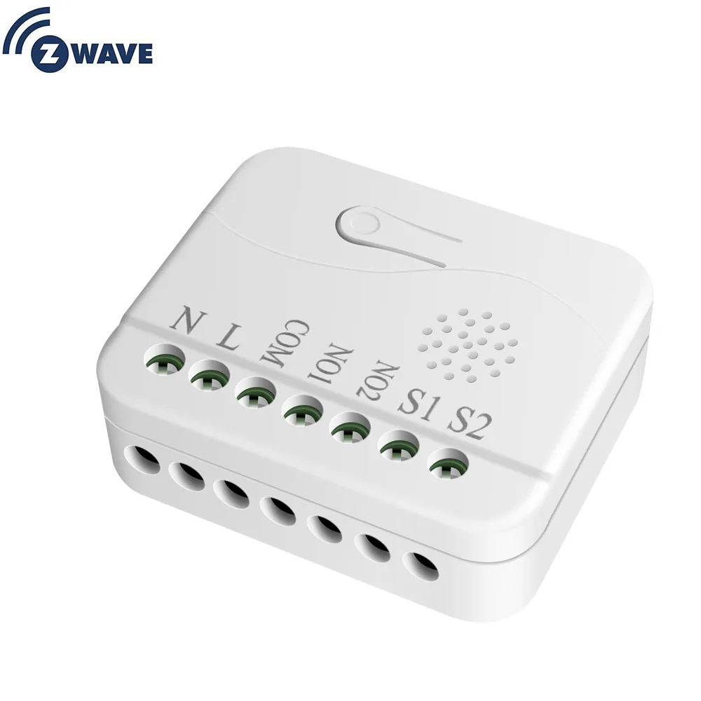 Haozee Zwave Plus Dual Relay Module Eu 8684mhz Mini Smartthings Compatible Remote Control Onoff Switch - 6