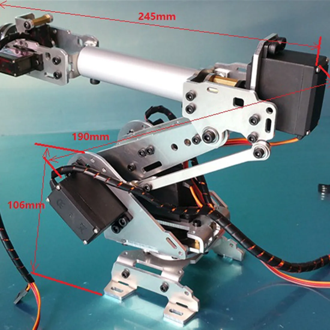 Advanced Diy 6dof Mechanical Arm Robot Kit Programmable Arduinocompatible Ps2 Remote Controlled Educational Toy Gift - 3 Advanced Diy 6dof Mechanical Arm Robot Kit Programmable Arduinocompatible Ps2 Remote Controlled Educational Toy Gift - 3