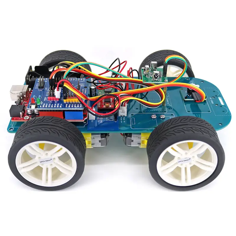 Advanced 4wd Programmable Robot Car Toy Wireless Ir Remote Control Learning Kit With Arduino R3 Nano Tutorial - 2