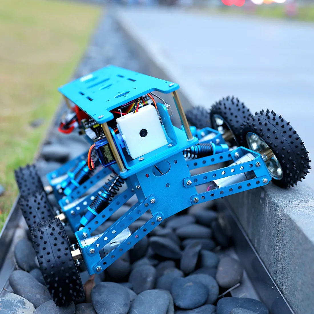 6wd Arduino Uno Offroad Robot Car Diy Kit With Camera Ideal For Programming Intelligent Education And Learning - 4