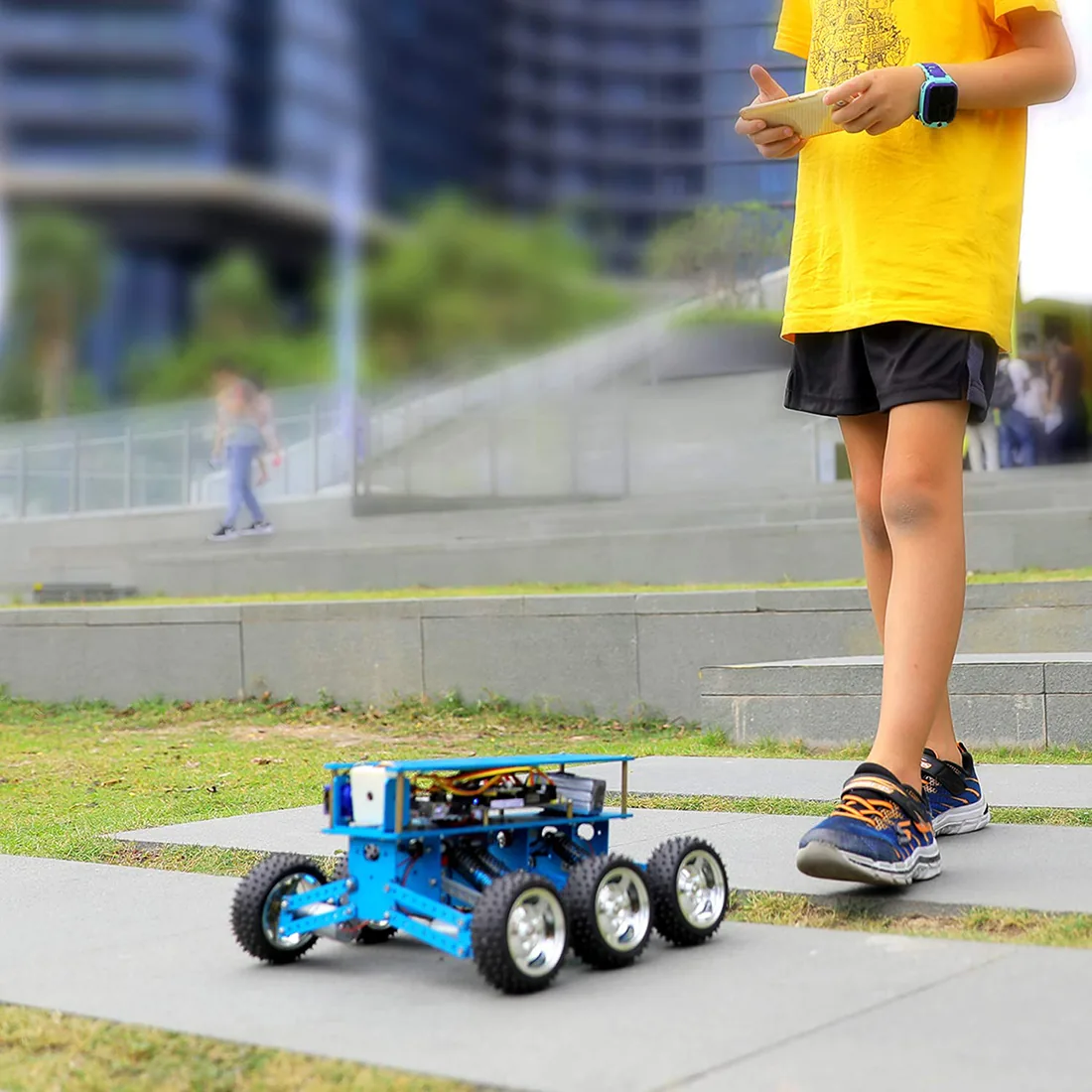 6wd Arduino Uno Offroad Robot Car Diy Kit With Camera Ideal For Programming Intelligent Education And Learning - 2