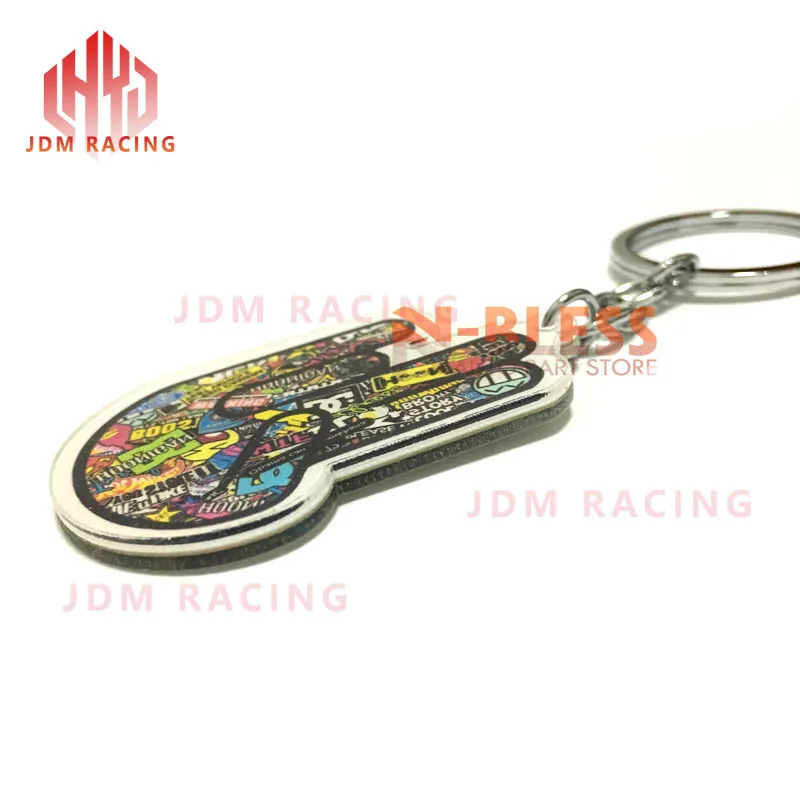 Jdm Racing Inspired Car Part Model Keychain Ideal Gift For Auto Enthusiasts Drivers Fans Mens Key Ring Fob - 8 Jdm Racing Inspired Car Part Model Keychain Ideal Gift For Auto Enthusiasts Drivers Fans Mens Key Ring Fob - 8
