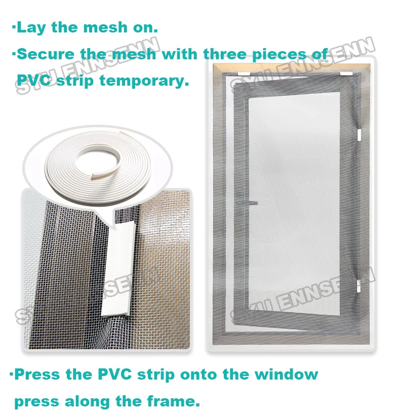 Customizable Diy Magnetic Window Screen Net Mesh Washable Removable Fits Any Window Size Effective Against Flies Mosquitoes - 4 Customizable Diy Magnetic Window Screen Net Mesh Washable Removable Fits Any Window Size Effective Against Flies Mosquitoes - 4