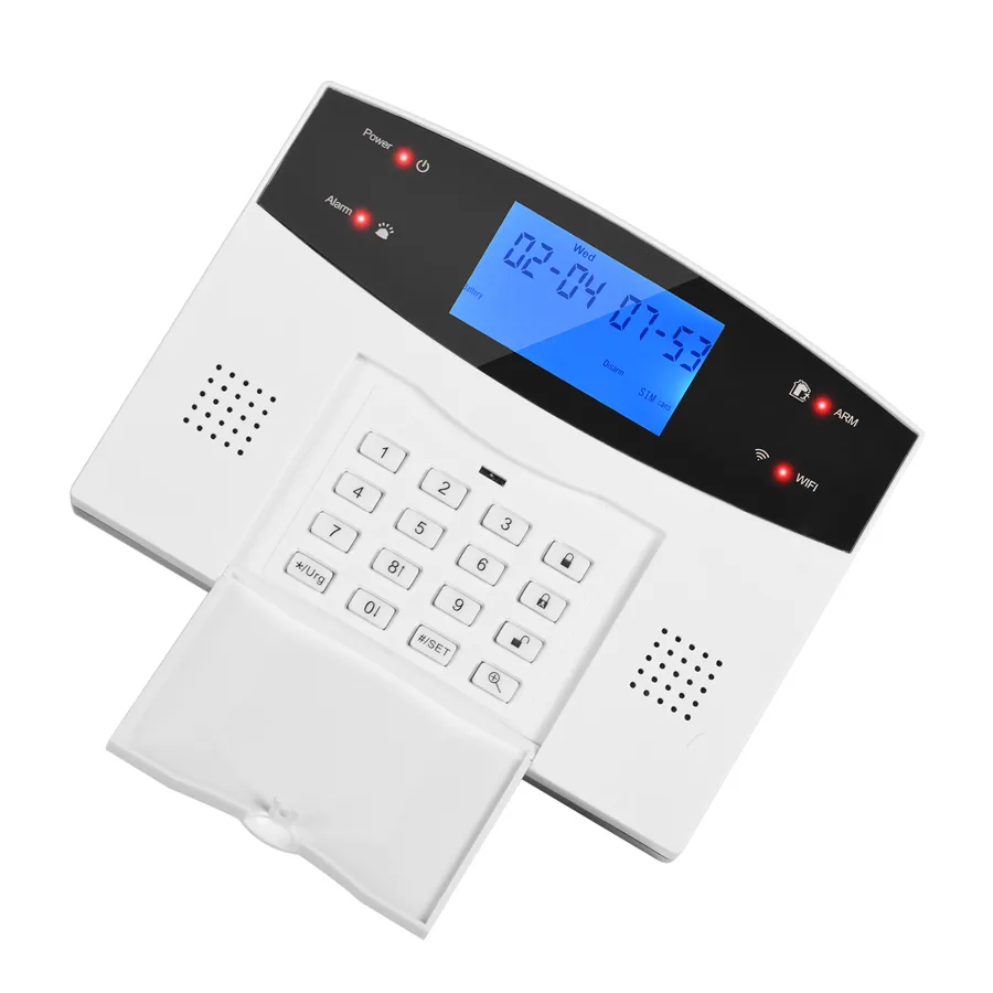 Wired Wireless Home Security Alarm System Wifi Gsm Intercom With Remote Control Siren Sensor Kit For Ios Android - 15 Wired Wireless Home Security Alarm System Wifi Gsm Intercom With Remote Control Siren Sensor Kit For Ios Android - 15