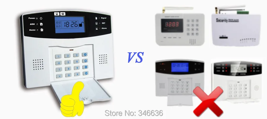 Wired Wireless Home Security Alarm System Wifi Gsm Intercom With Remote Control Siren Sensor Kit For Ios Android - 2 Wired Wireless Home Security Alarm System Wifi Gsm Intercom With Remote Control Siren Sensor Kit For Ios Android - 2