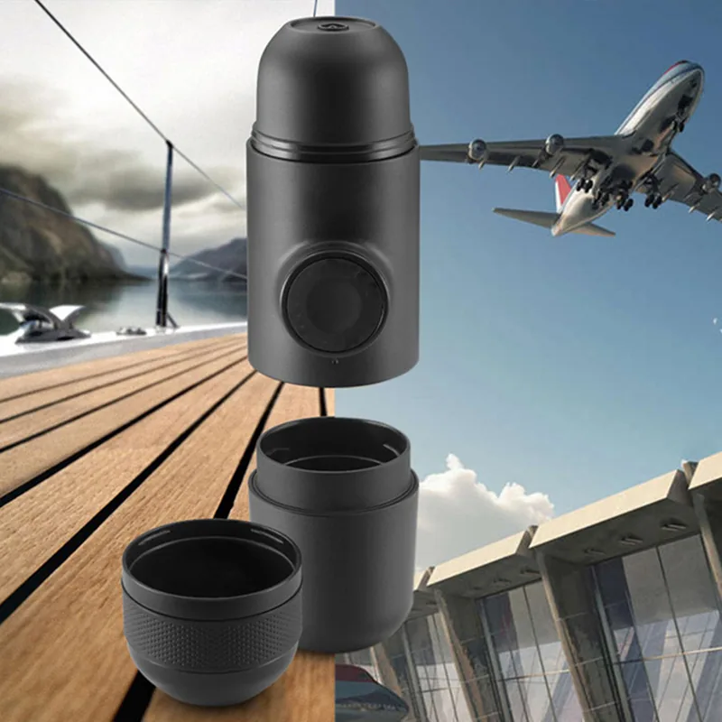 Portable Mini Handheld Espresso Coffee Machine Manual Pressing Maker For Home Office Travel Use - 2