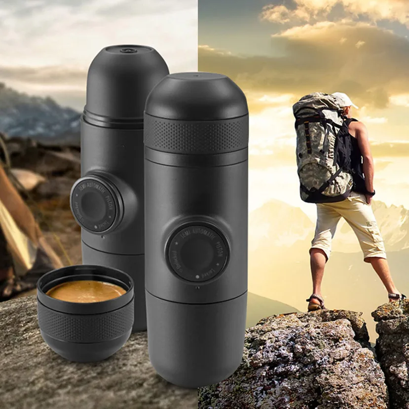 Portable Mini Handheld Espresso Coffee Machine Manual Pressing Maker For Home Office Travel Use - 3