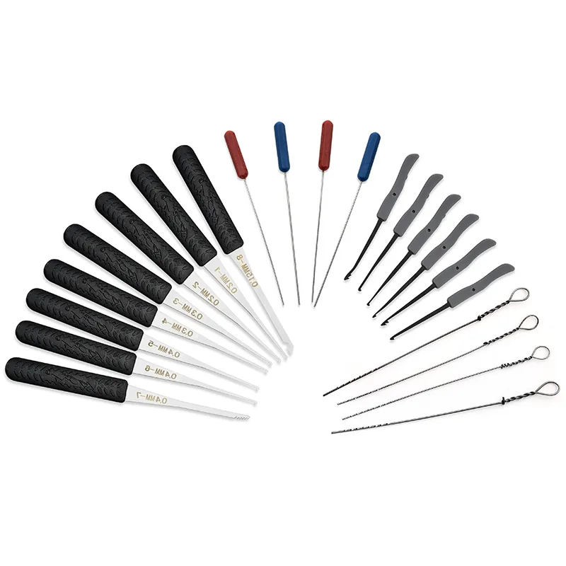 Naierdi 17piece Stainless Steel Locksmith Tools Set Diy Auto Extractor Lock Pick Broken Key Removal - 3 Naierdi 17piece Stainless Steel Locksmith Tools Set Diy Auto Extractor Lock Pick Broken Key Removal - 3