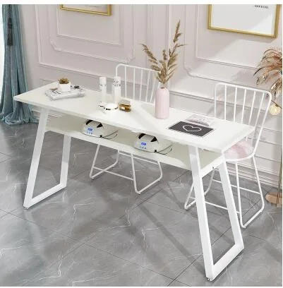 Doublesided Modern Nail Table And Chair Set Economy Durable Simple Design For Beauty Salons - 11 Doublesided Modern Nail Table And Chair Set Economy Durable Simple Design For Beauty Salons - 11