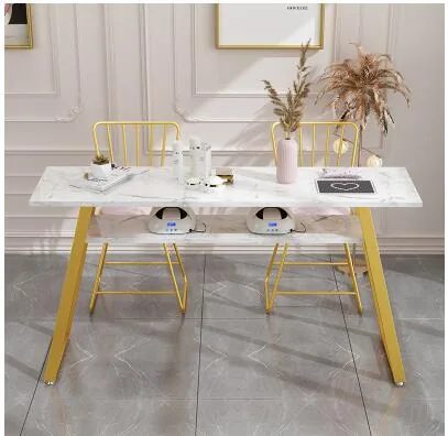 Doublesided Modern Nail Table And Chair Set Economy Durable Simple Design For Beauty Salons - 14 Doublesided Modern Nail Table And Chair Set Economy Durable Simple Design For Beauty Salons - 14