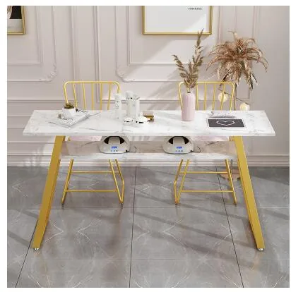 Doublesided Modern Nail Table And Chair Set Economy Durable Simple Design For Beauty Salons - 15 Doublesided Modern Nail Table And Chair Set Economy Durable Simple Design For Beauty Salons - 15