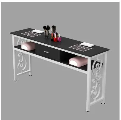 Affordable Luxury Manicure Table Chair Set Double Or Single Simple Elegant Design For Beauty Salons - 8