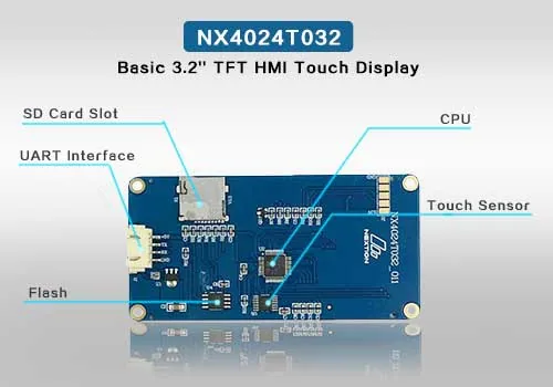 Nextion Nx4024t032 Intelligent 32 Inch Tft Lcd Touch Display Module For Iot And Consumer Electronics - 1 Nextion Nx4024t032 Intelligent 32 Inch Tft Lcd Touch Display Module For Iot And Consumer Electronics - 1