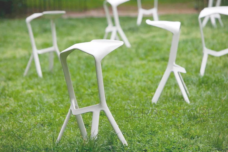 Contemporary Stackable Plastic Bar Stool Chair For Kitchen Cafe Counter Dining And Drinking Areas - 9 Contemporary Stackable Plastic Bar Stool Chair For Kitchen Cafe Counter Dining And Drinking Areas - 9