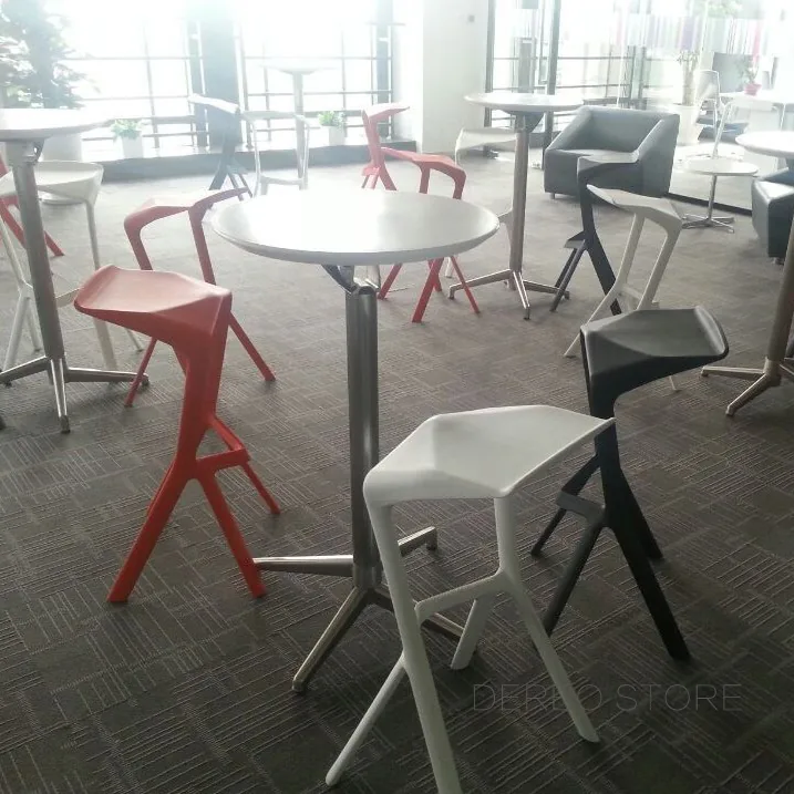 Contemporary Stackable Plastic Bar Stool Chair For Kitchen Cafe Counter Dining And Drinking Areas - 13 Contemporary Stackable Plastic Bar Stool Chair For Kitchen Cafe Counter Dining And Drinking Areas - 13