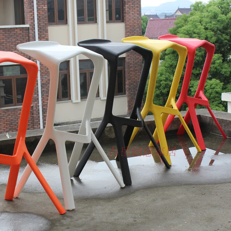 Contemporary Stackable Plastic Bar Stool Chair For Kitchen Cafe Counter Dining And Drinking Areas - 18 Contemporary Stackable Plastic Bar Stool Chair For Kitchen Cafe Counter Dining And Drinking Areas - 18