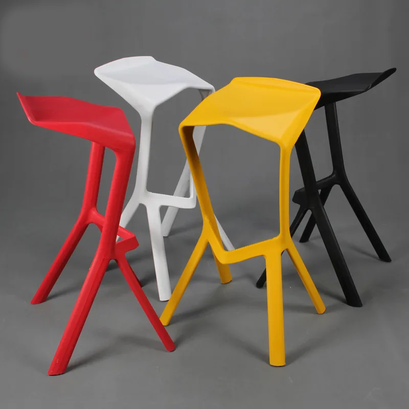 Contemporary Stackable Plastic Bar Stool Chair For Kitchen Cafe Counter Dining And Drinking Areas - 19 Contemporary Stackable Plastic Bar Stool Chair For Kitchen Cafe Counter Dining And Drinking Areas - 19
