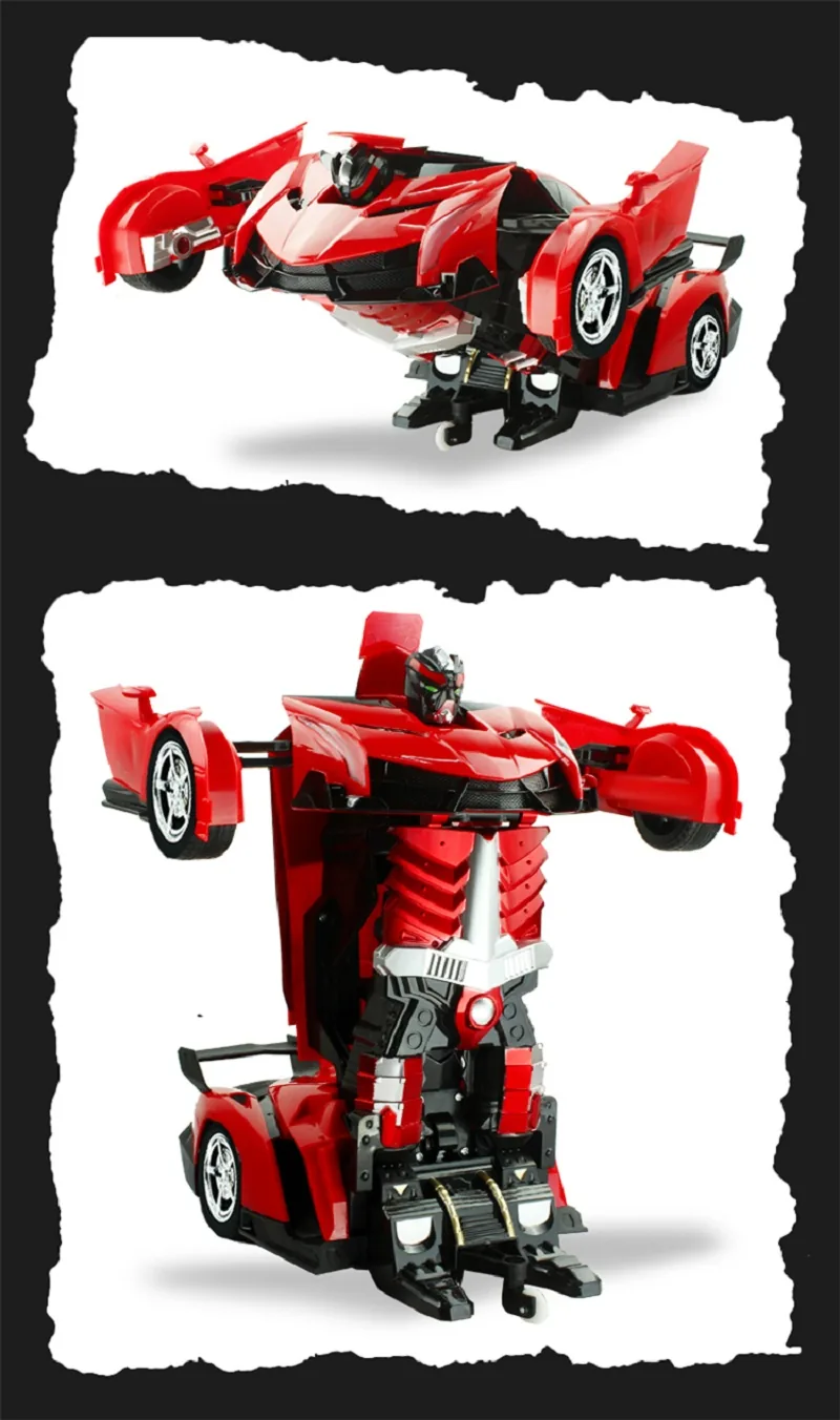 2in1 Transformer Rc Car And Robot Model Remote Control Sports Vehicle Interactive Fighting Toy Gift - 3