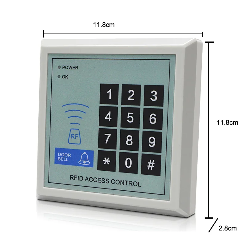 Advanced 125khz Rfid Proximity Entry Door Lock System Security Access Control Device With 1000 User Card Reader Capabilities - 1