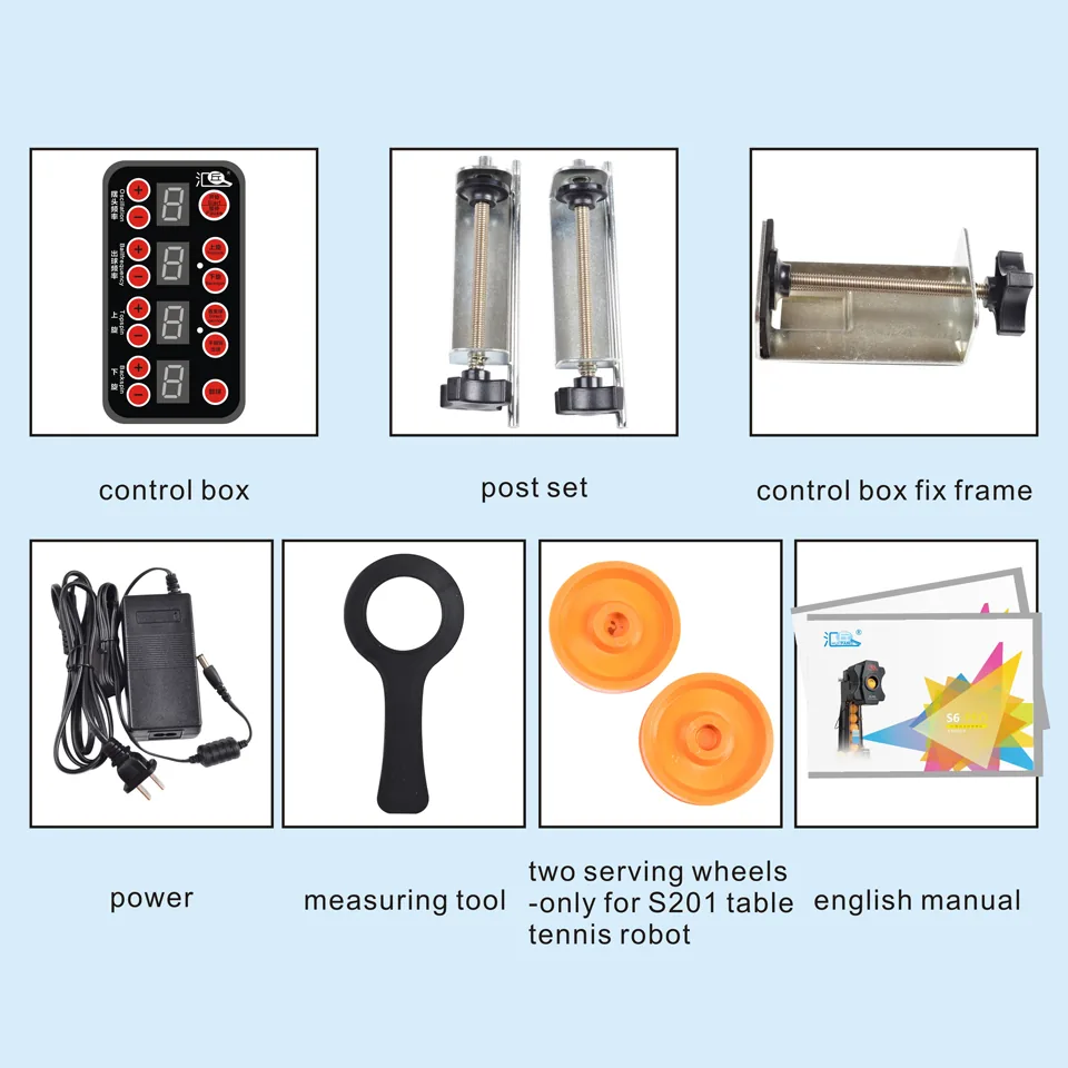 Professional S6pro Multifunctional Table Tennis Robot Easy Assembly Practice Tool With Ball Recycling Feature - 3 Professional S6pro Multifunctional Table Tennis Robot Easy Assembly Practice Tool With Ball Recycling Feature - 3