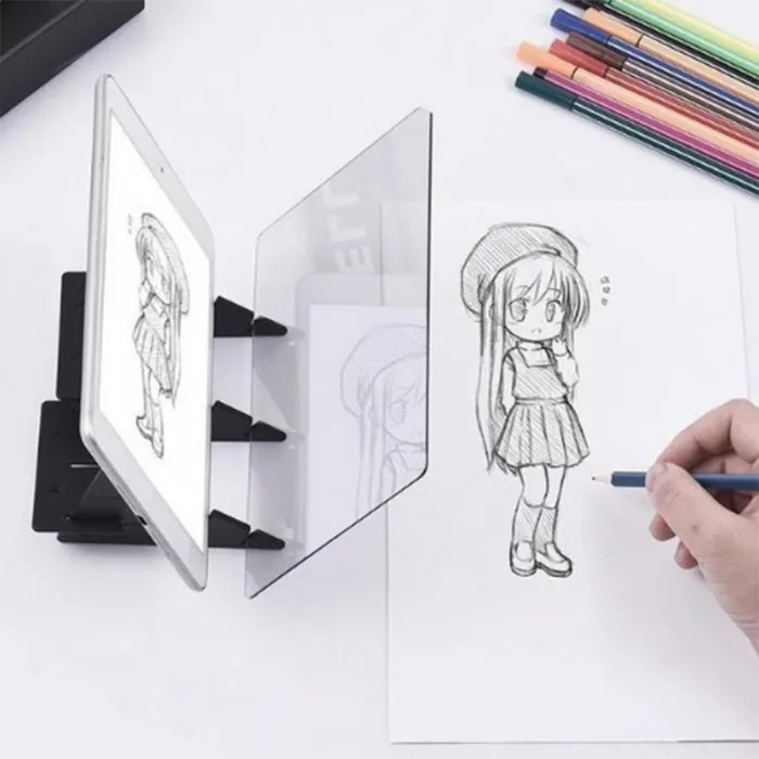 Sketch Wizard Drawing Projector Optical Tracing Board Artistic Painting Reflection Line Table For Artists - 7