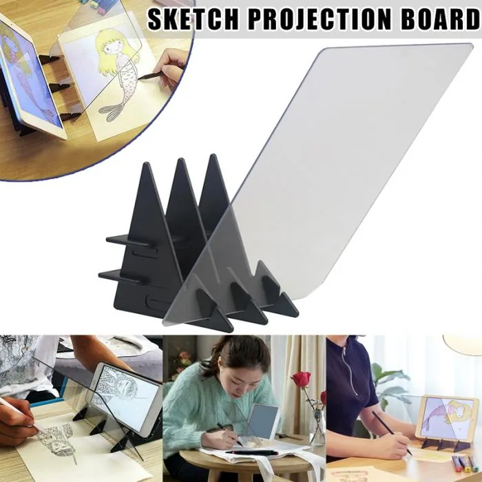 Sketch Wizard Drawing Projector Optical Tracing Board Artistic Painting Reflection Line Table For Artists - 1