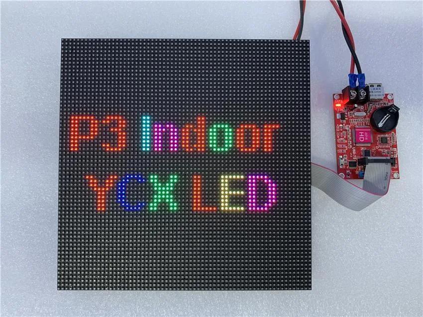 Highresolution Smd Led P3 Rgb Indoor Matrix Display Board 64x64 Pixels 132 Scan Sign Module Screen - 8