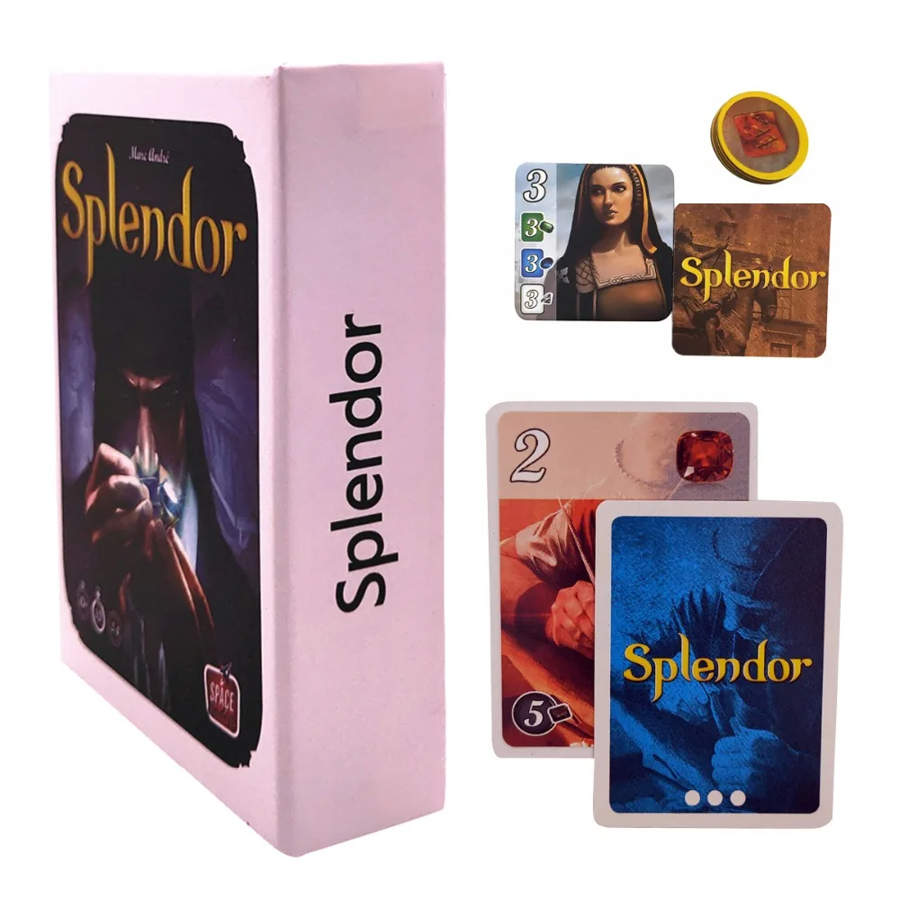 Splendor English Board Game Family Fun With Strategy Financing Playing Cards In Full Carton - 2 Splendor English Board Game Family Fun With Strategy Financing Playing Cards In Full Carton - 2