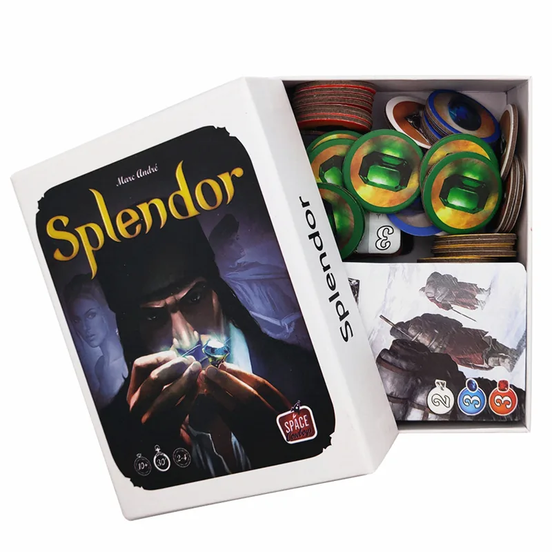 Splendor English Board Game Family Fun With Strategy Financing Playing Cards In Full Carton - 3 Splendor English Board Game Family Fun With Strategy Financing Playing Cards In Full Carton - 3