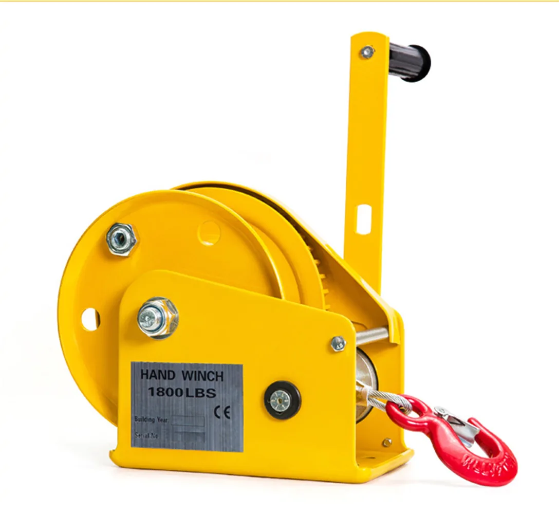 Compact Twoway Selflocking Manual Winch Tractor With Automatic Brake Durable Hand Windlass - 1 Compact Twoway Selflocking Manual Winch Tractor With Automatic Brake Durable Hand Windlass - 1
