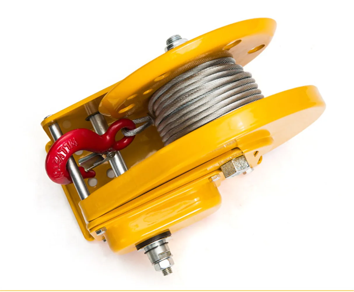 Compact Twoway Selflocking Manual Winch Tractor With Automatic Brake Durable Hand Windlass - 2 Compact Twoway Selflocking Manual Winch Tractor With Automatic Brake Durable Hand Windlass - 2