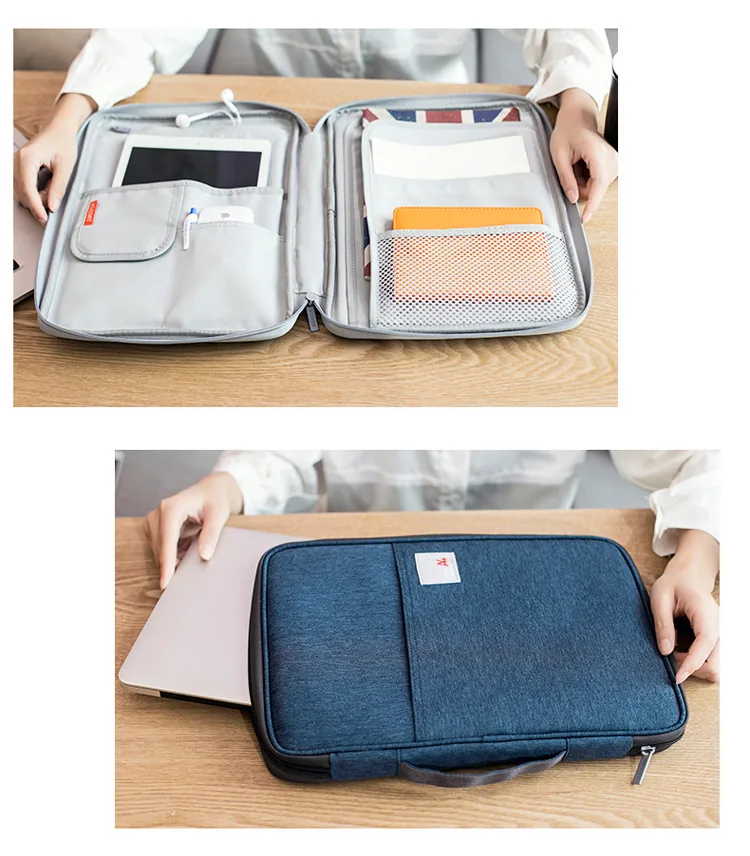 Waterproof A4 File Folder Bag Document Storage Organizer For Notebooks Pens Computers Ideal Student Gift - 9