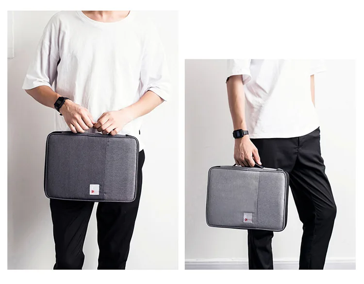 Waterproof A4 File Folder Bag Document Storage Organizer For Notebooks Pens Computers Ideal Student Gift - 13