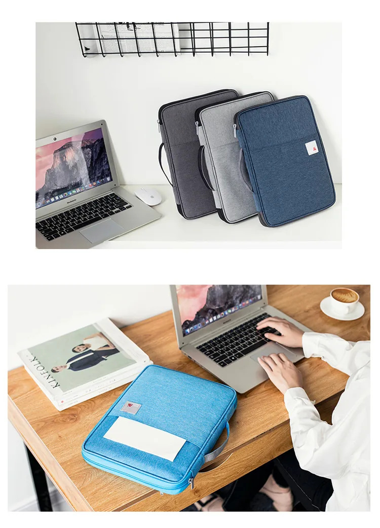 Waterproof A4 File Folder Bag Document Storage Organizer For Notebooks Pens Computers Ideal Student Gift - 14
