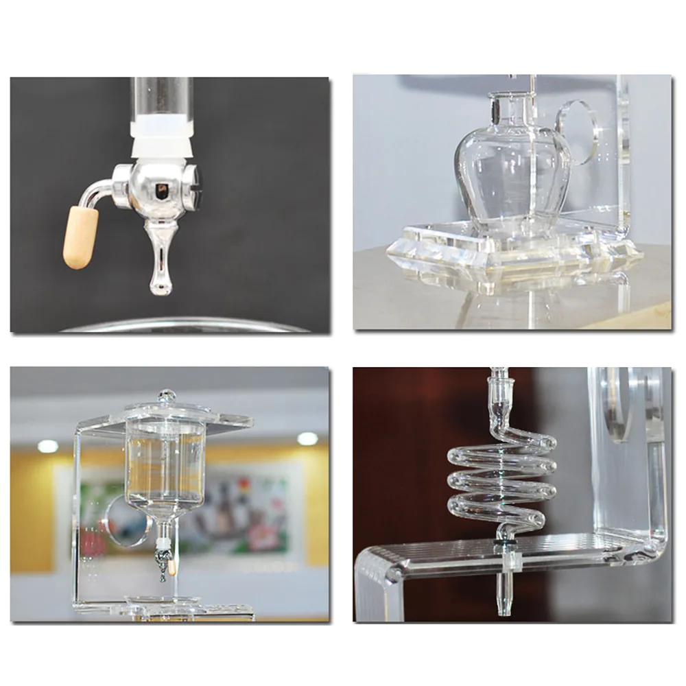 Yuewo 4c Cold Brew Coffee Maker Reusable Glass Filter Drip Machine Ice Coffee Water Pot - 8