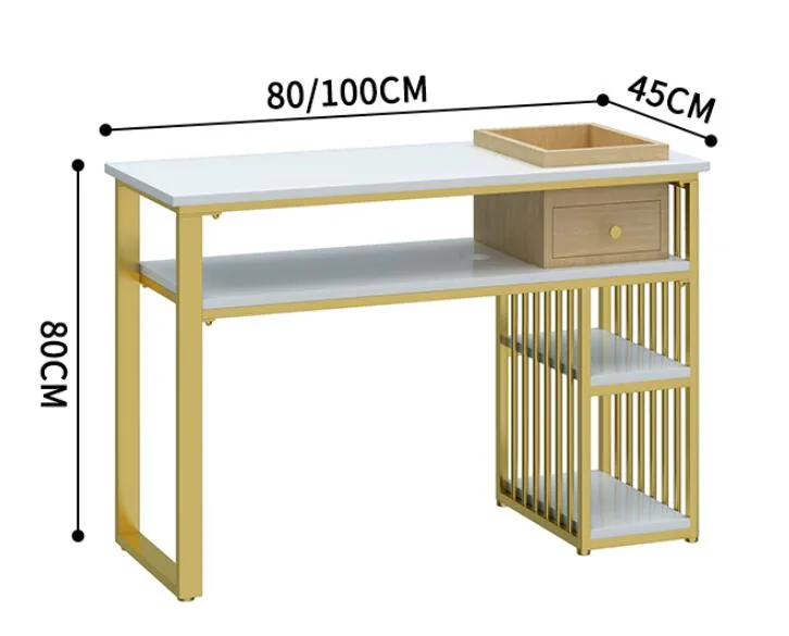 Double Layer Manicure Table Chair Set With Drawer Multifunctional - 16 Double Layer Manicure Table Chair Set With Drawer Multifunctional - 16