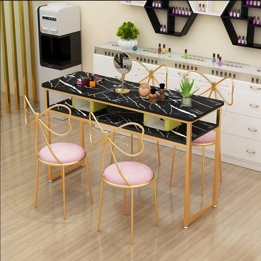 Europeanstyle Manicure Table Chair Set Compact Economical Doublesized - 6