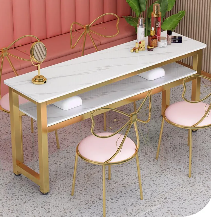 Modern Manicure Table And Chair Set For Single Double Triple Stations - 10 Modern Manicure Table And Chair Set For Single Double Triple Stations - 10