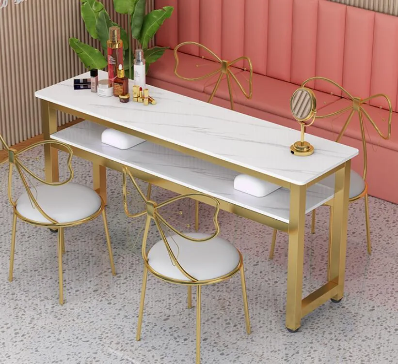 Modern Manicure Table And Chair Set For Single Double Triple Stations - 15 Modern Manicure Table And Chair Set For Single Double Triple Stations - 15