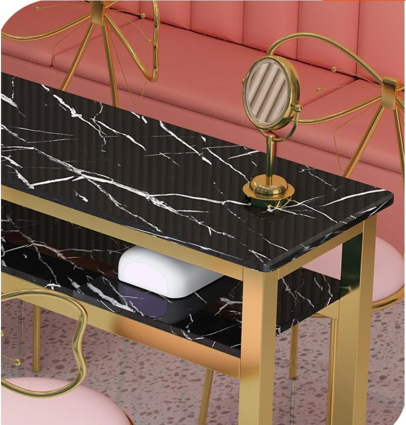 Modern Manicure Table And Chair Set For Single Double Triple Stations - 9 Modern Manicure Table And Chair Set For Single Double Triple Stations - 9