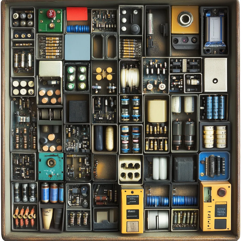 Comprehensive Set Of Small Electronic Components For Current Control In Circuit Projects 4