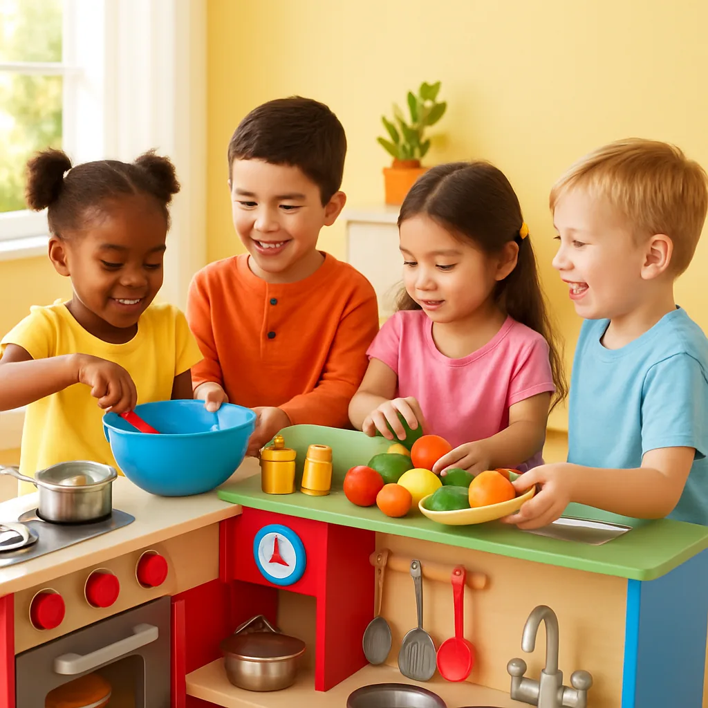 Benefits of Pretend Play Kitchen Sets for Children's Creativity and Learning  